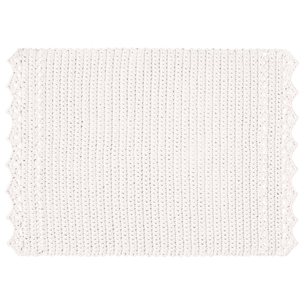 CROCHET RUG LINA | IVORY - Zuri House