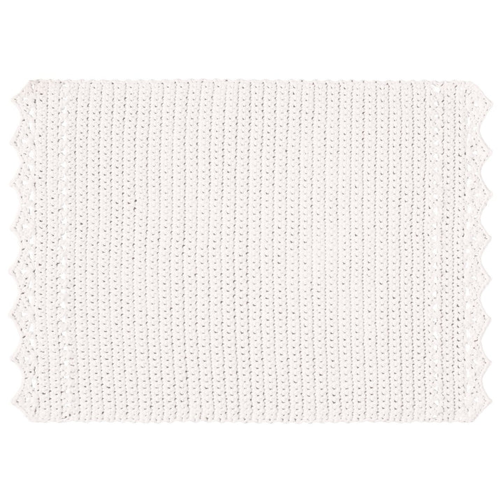 CROCHET RUG LINA | IVORY - Zuri House