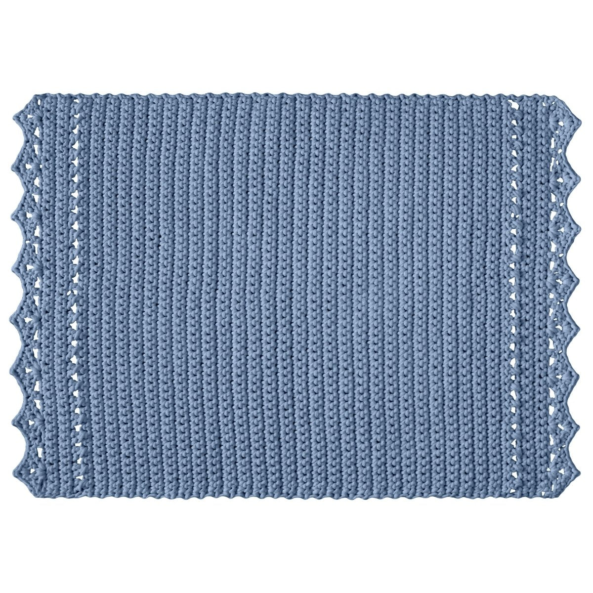 CROCHET RUG LINA | LIGHT DENIM - Zuri House