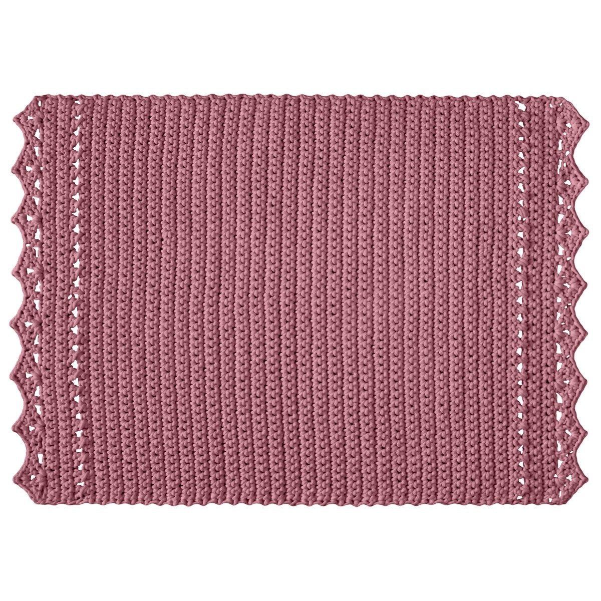 CROCHET RUG LINA | OLD ROSE - Zuri House