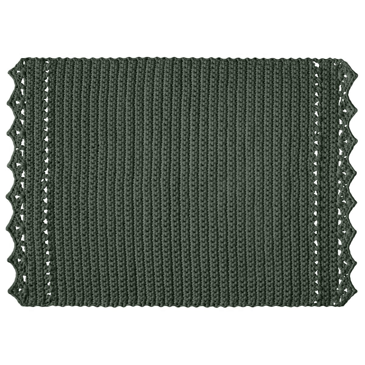 CROCHET RUG LINA | OLIVE GREEN - Zuri House