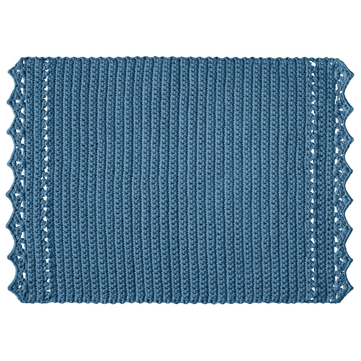 CROCHET RUG LINA | PETROL - Zuri House