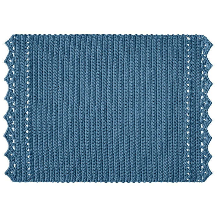 CROCHET RUG LINA | PETROL - Zuri House