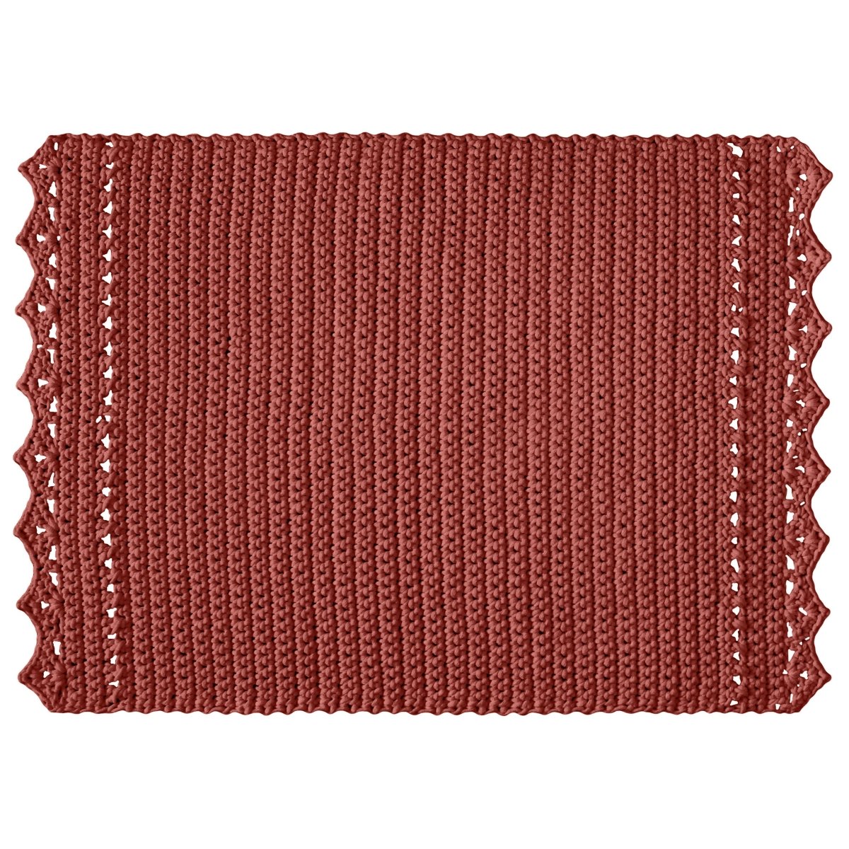 CROCHET RUG LINA | TERRACOTTA - Zuri House
