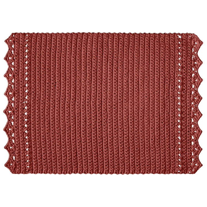 CROCHET RUG LINA | TERRACOTTA - Zuri House