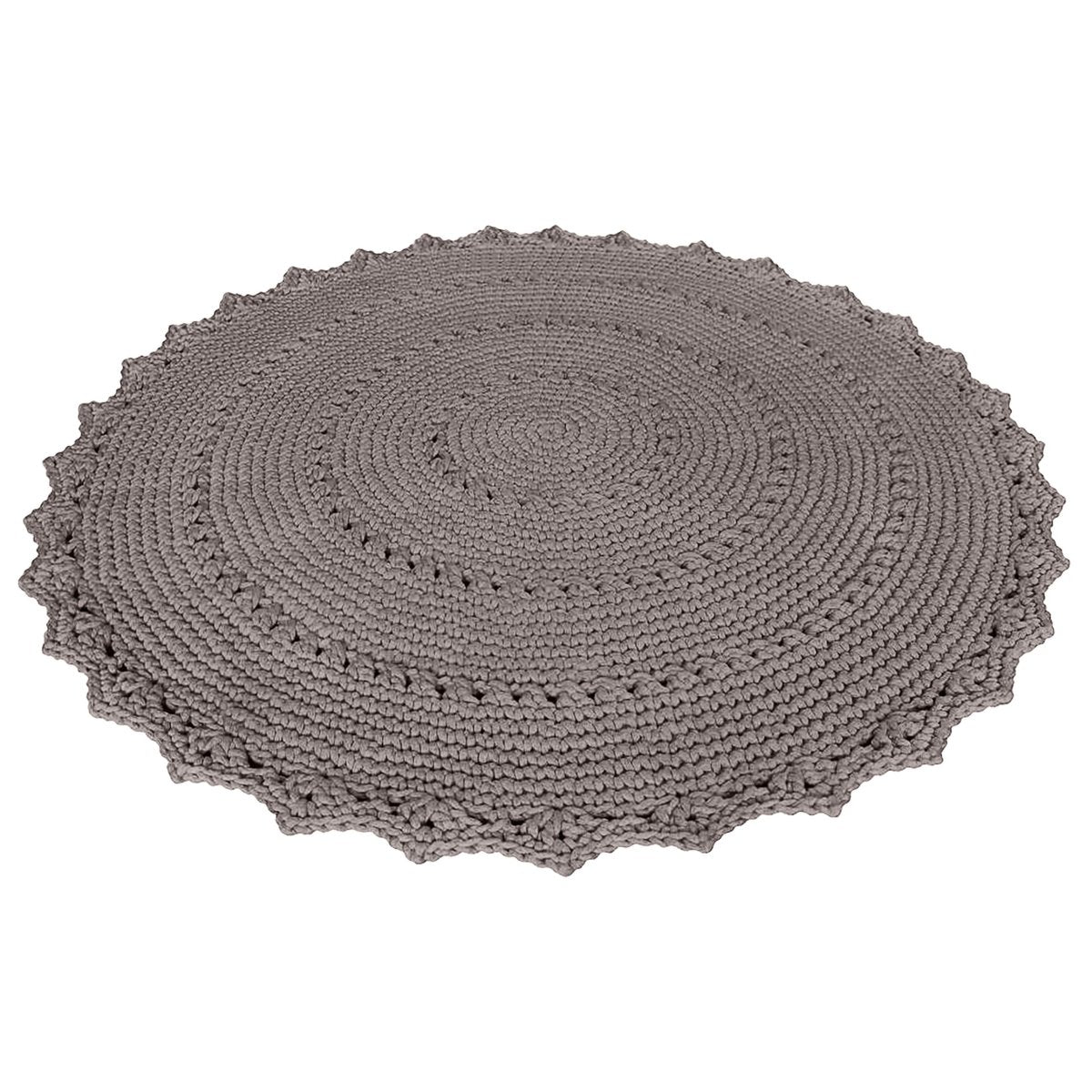 Crochet rug MANDALA | MOCHA - Zuri House