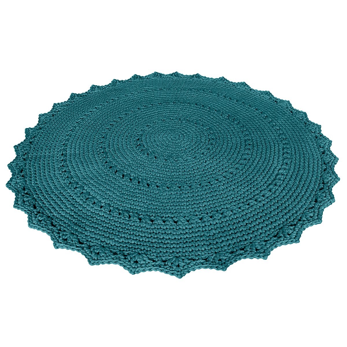 Crochet rug MANDALA | OCEAN - Zuri House