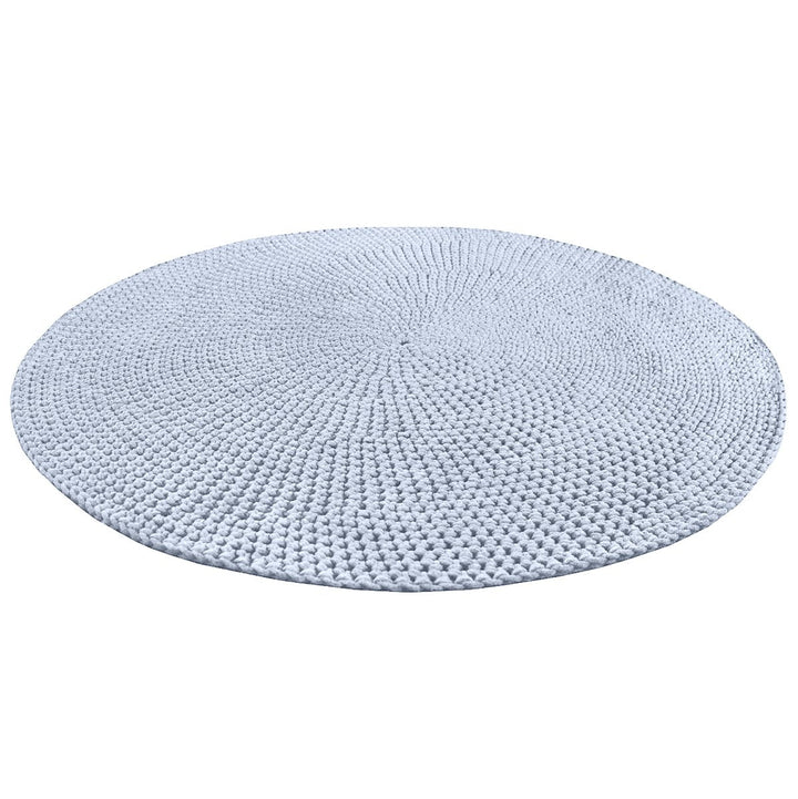 Crochet rug MOON | BABY BLUE - Zuri House