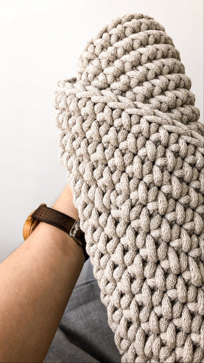 Crochet rug MOON | BEIGE - Zuri House