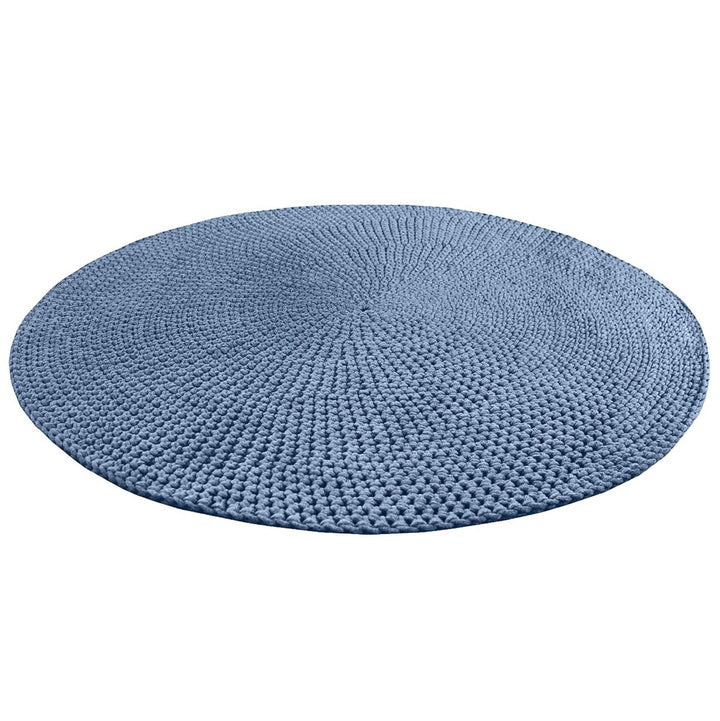 Crochet rug MOON | LIGHT DENIM - Zuri House