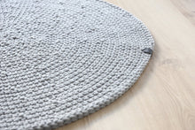 Crochet rug MOON | LIGHT GREY - Zuri House