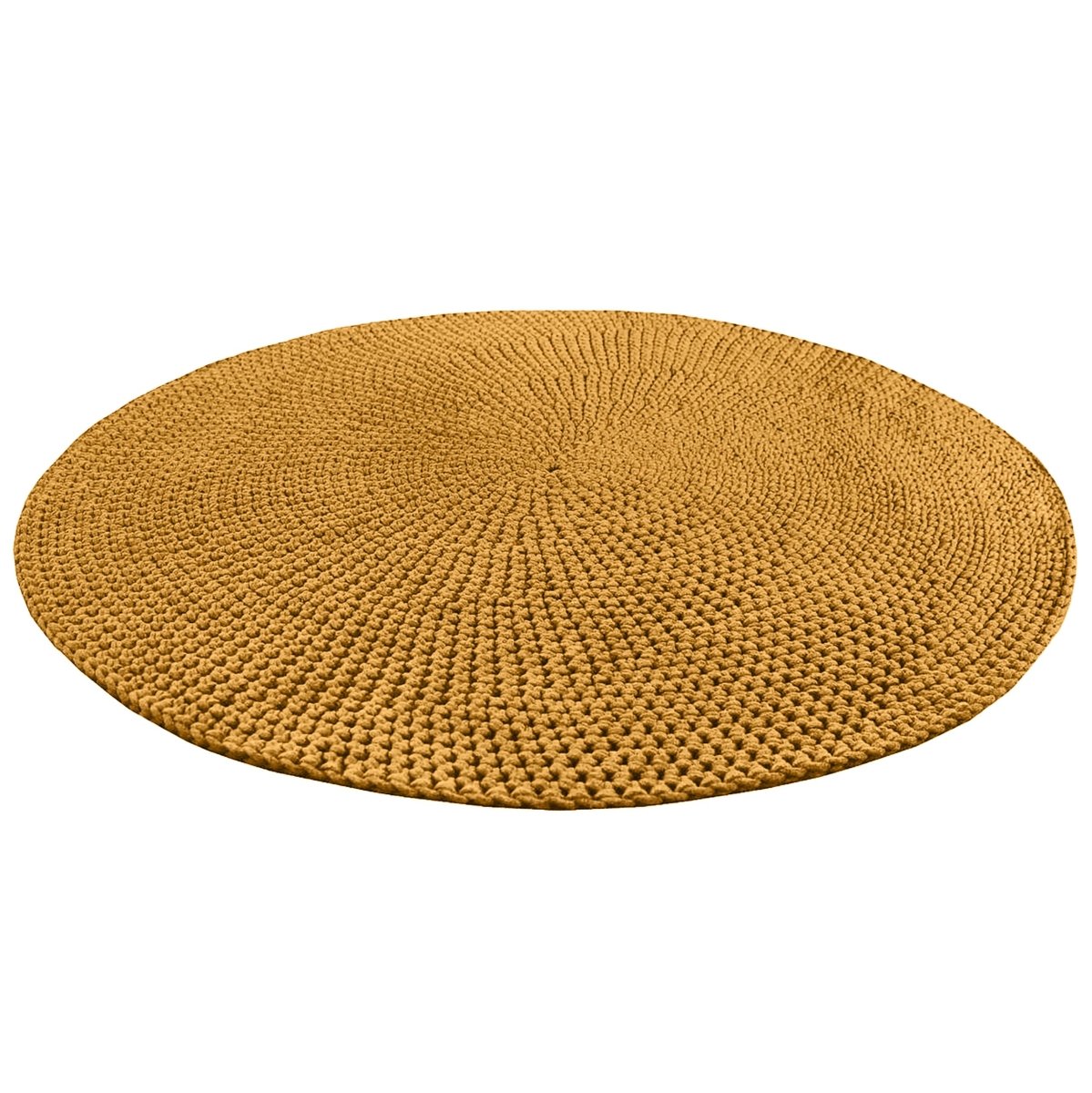 Crochet rug MOON | MUSTARD - Zuri House