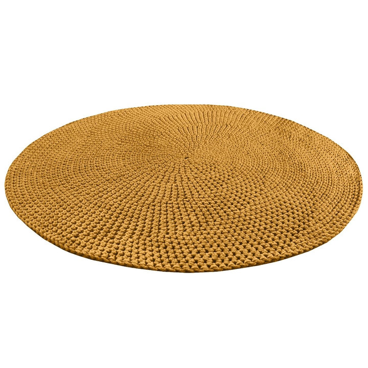 Crochet rug MOON | MUSTARD - Zuri House