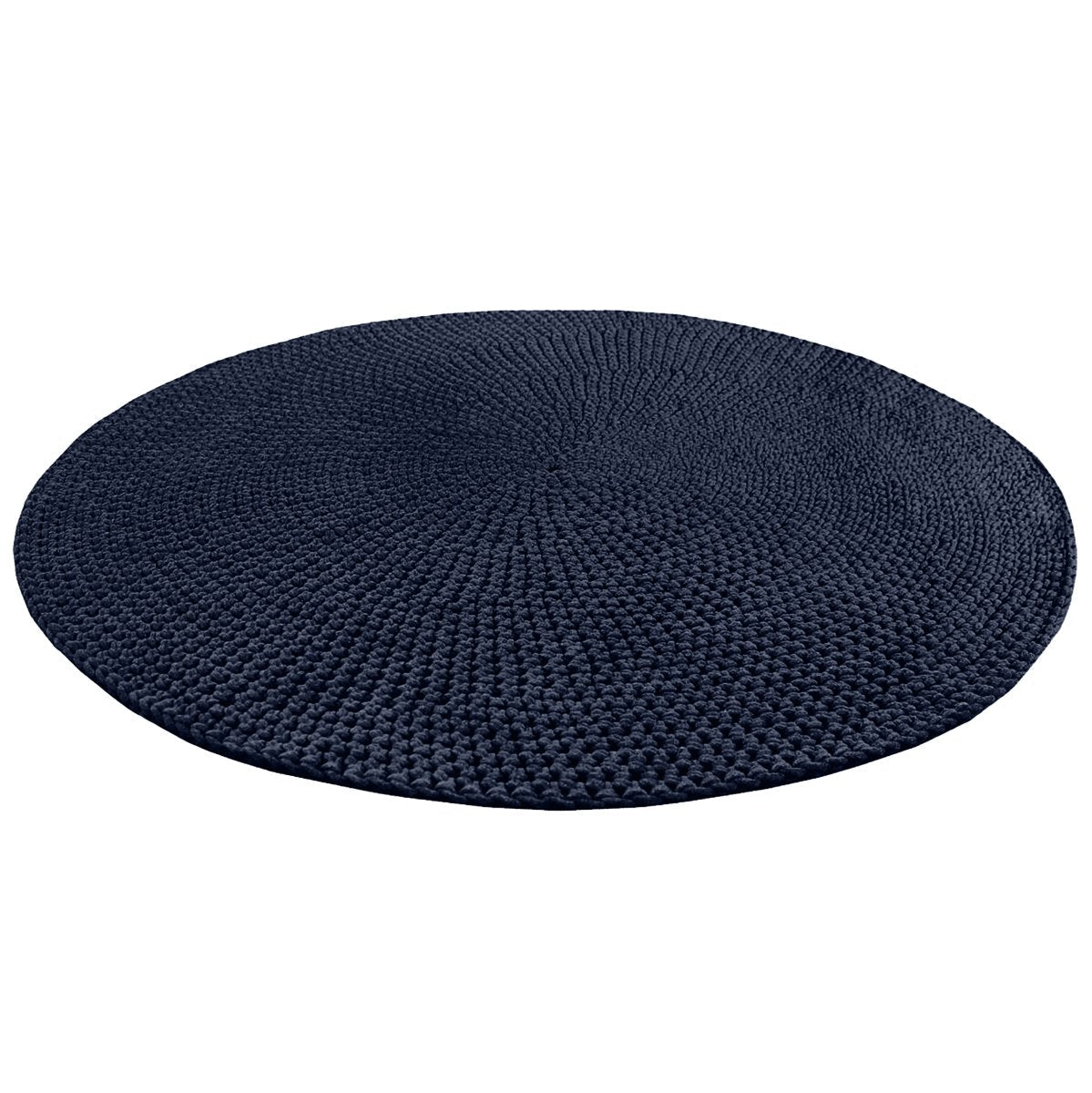 Crochet rug MOON | NAVY BLUE - Zuri House