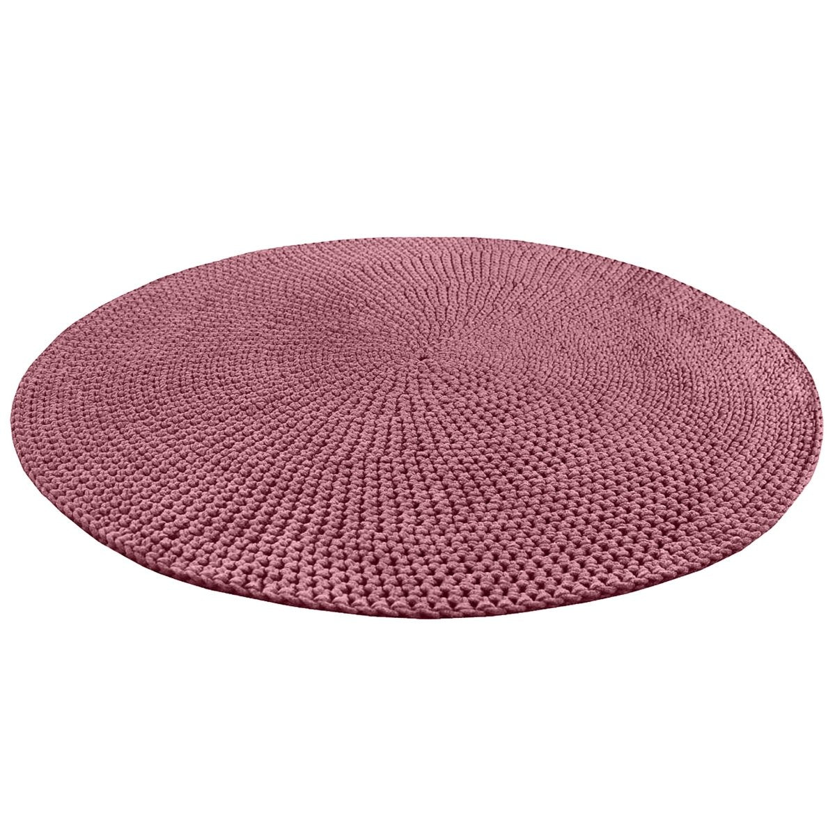 Crochet rug MOON | OLD ROSE - Zuri House