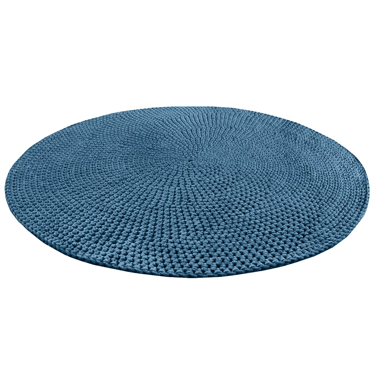 Crochet rug MOON | PETROL - Zuri House