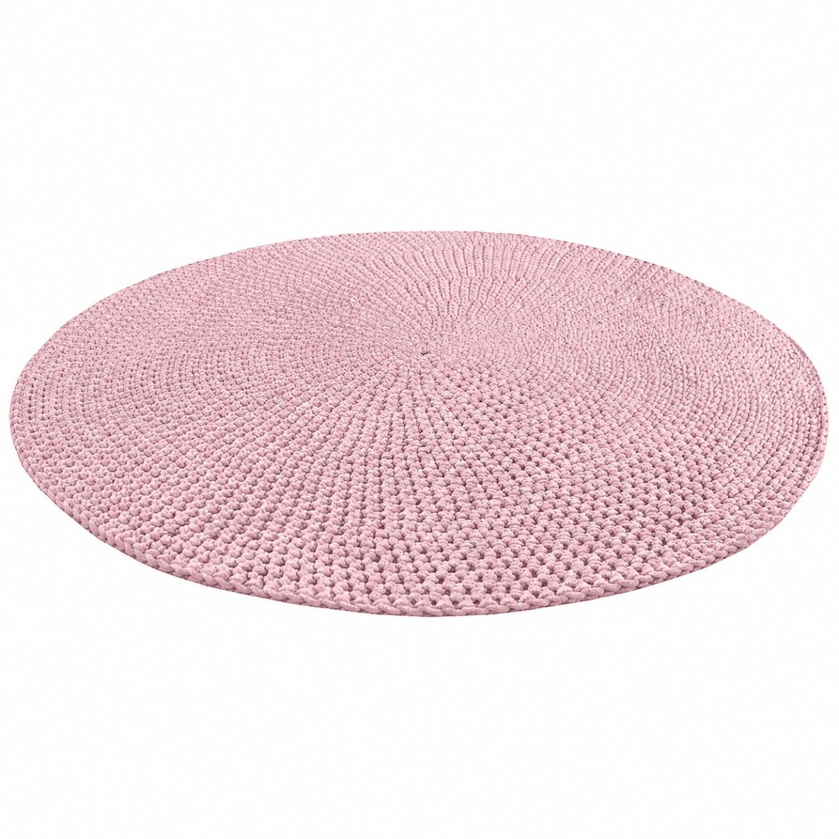 Crochet rug MOON | POWDER PINK - Zuri House