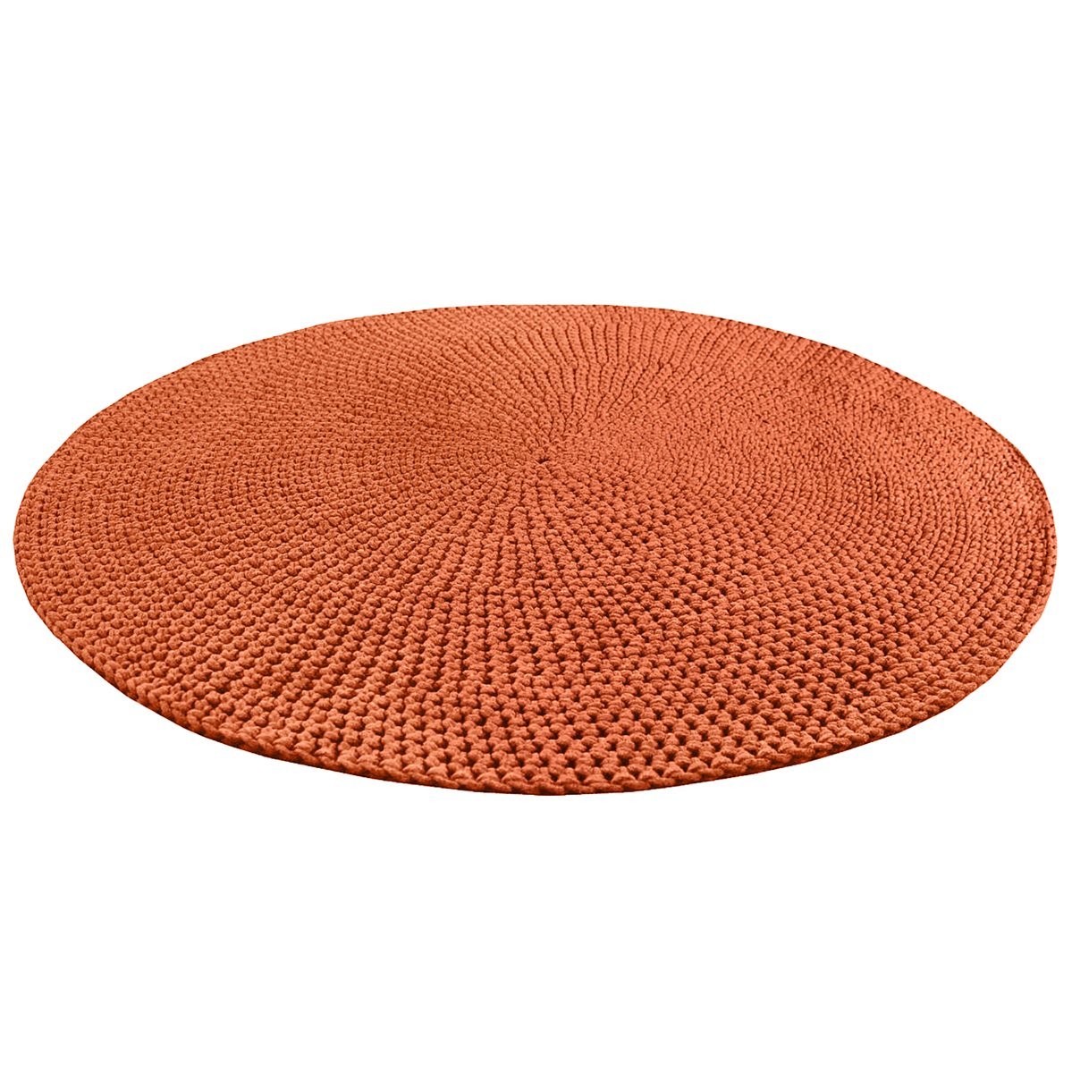Crochet rug MOON | PUMPKIN - Zuri House