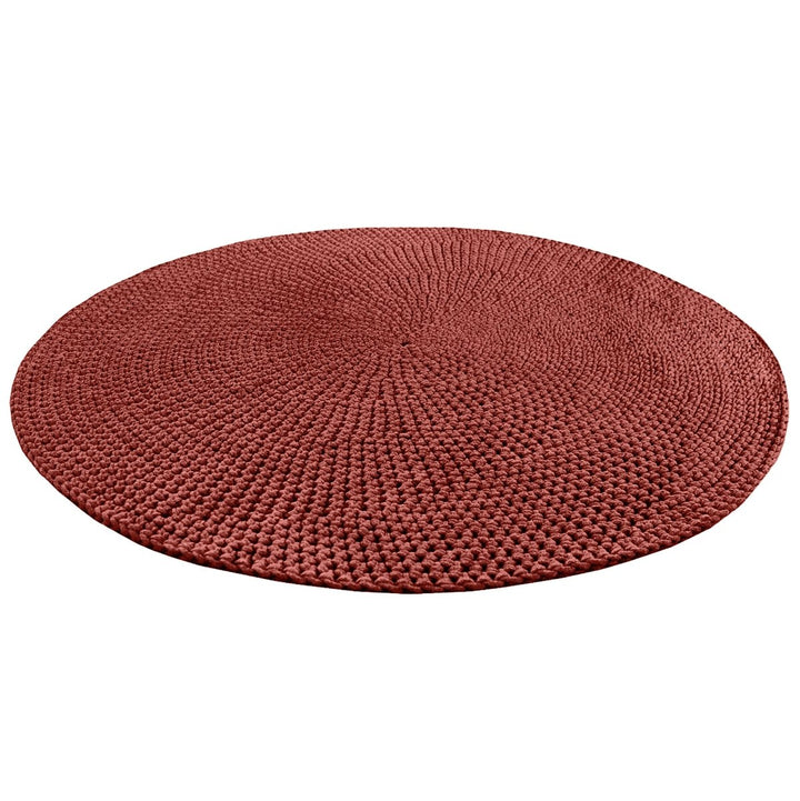 Crochet rug MOON | TERRACOTTA - Zuri House