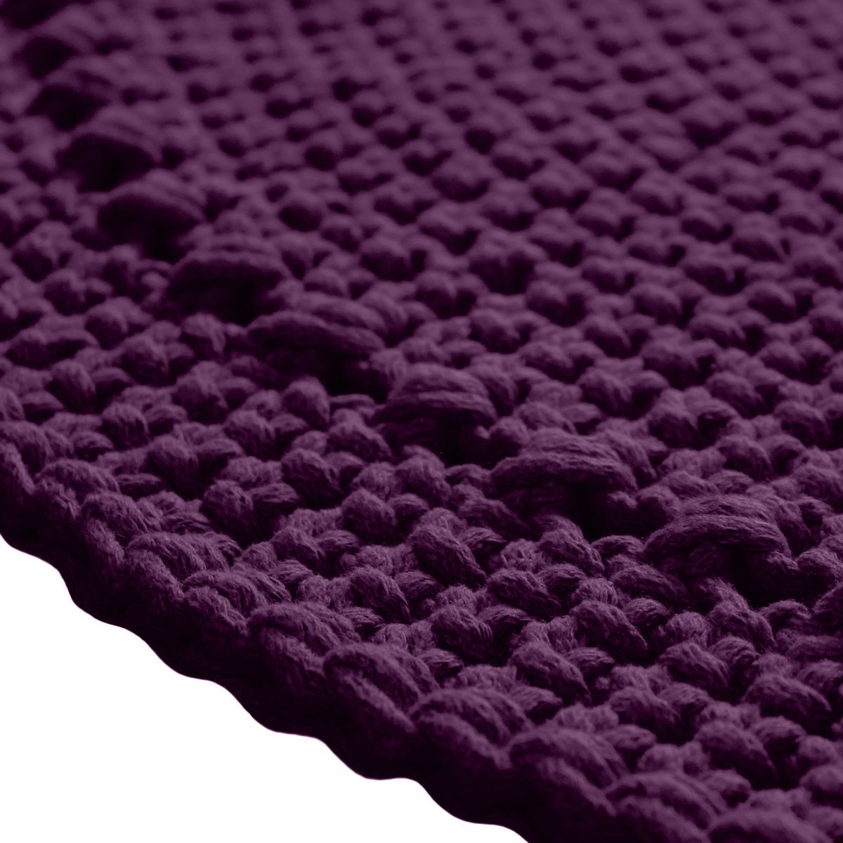 Crochet rug NEBO | AUBERGINE - Zuri House