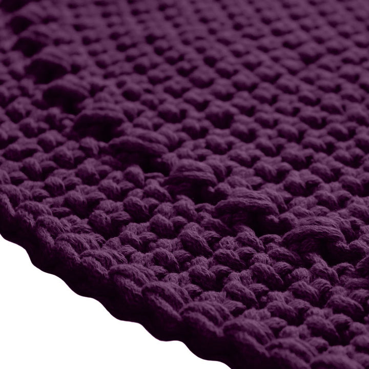 Crochet rug NEBO | AUBERGINE - Zuri House