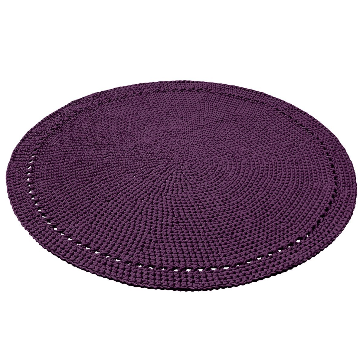 Crochet rug NEBO | AUBERGINE - Zuri House