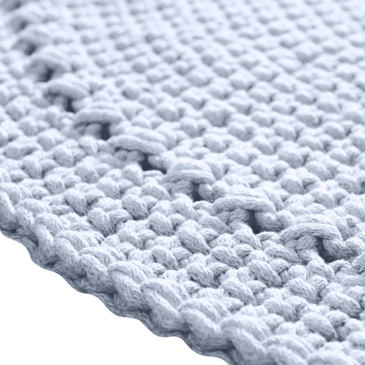 Crochet rug NEBO | BABY BLUE - Zuri House