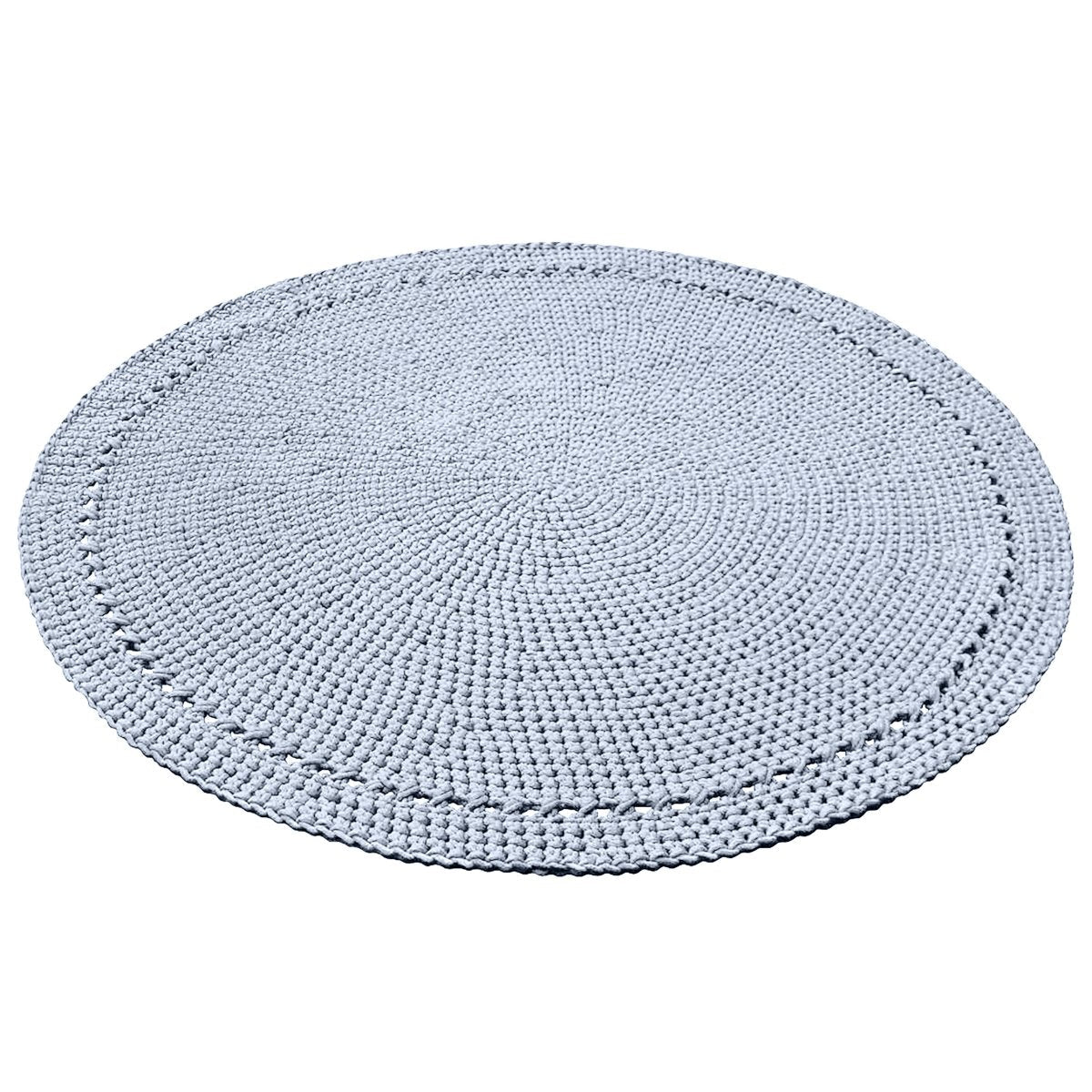 Crochet rug NEBO | BABY BLUE - Zuri House