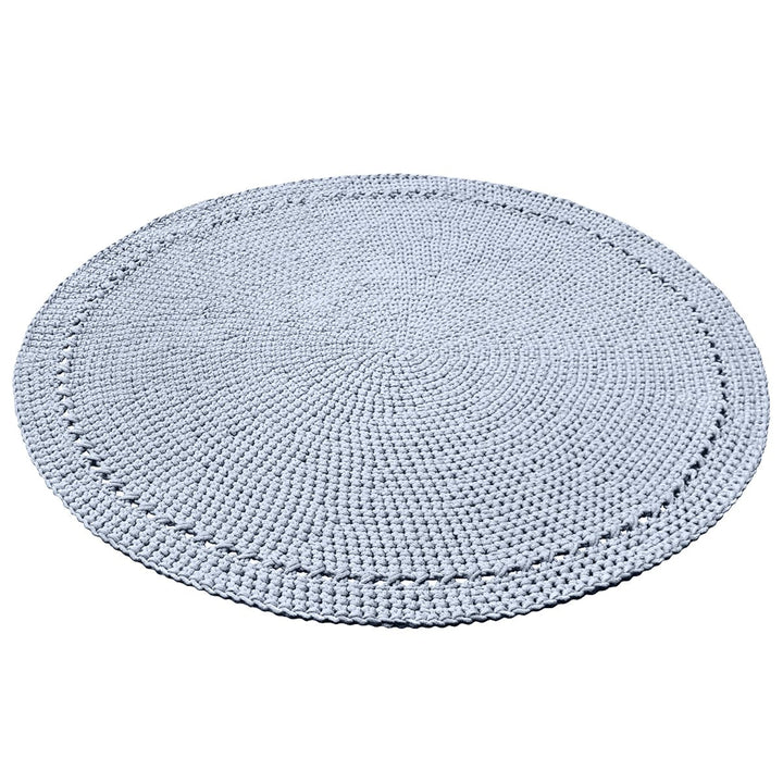 Crochet rug NEBO | BABY BLUE - Zuri House