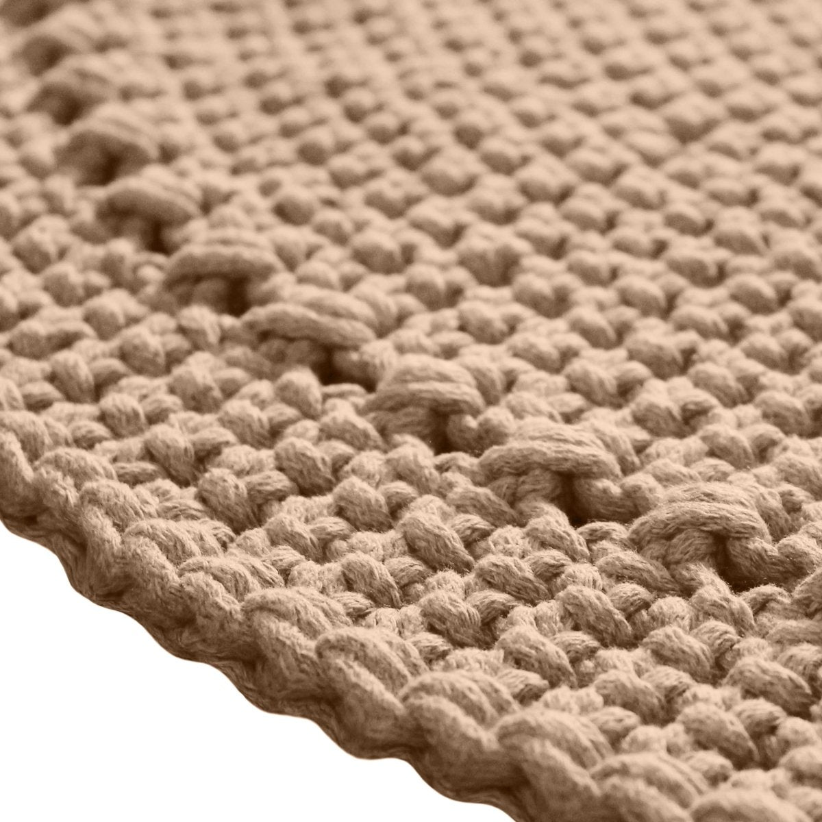Crochet rug NEBO | CARAMEL - Zuri House