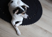 Crochet rug NEBO | CHARCOAL - Zuri House