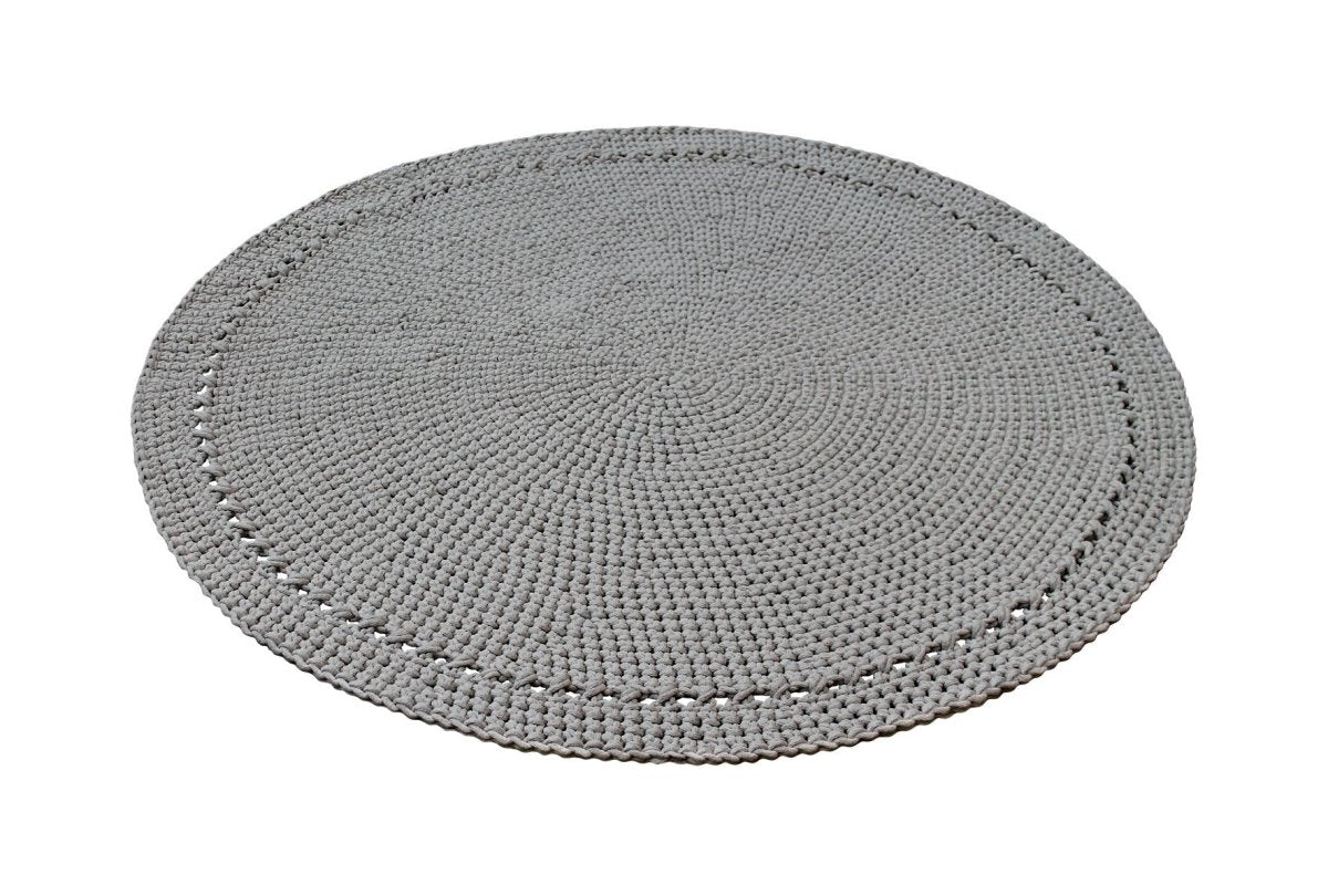 Crochet rug NEBO | DARK GREY | R2G - Zuri House