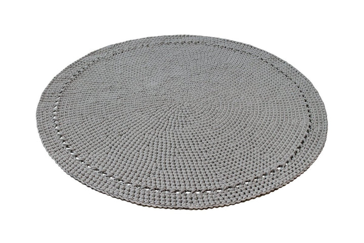 Crochet rug NEBO | DARK GREY | R2G - Zuri House