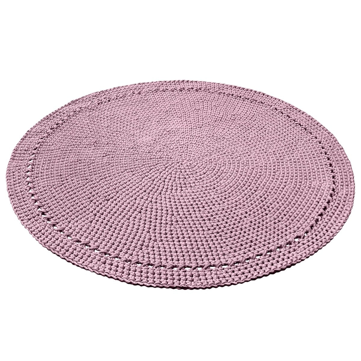 Crochet rug NEBO | DUSTY ROSE - Zuri House