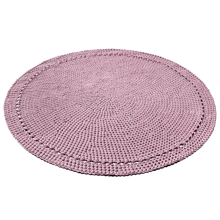 Crochet rug NEBO | DUSTY ROSE - Zuri House