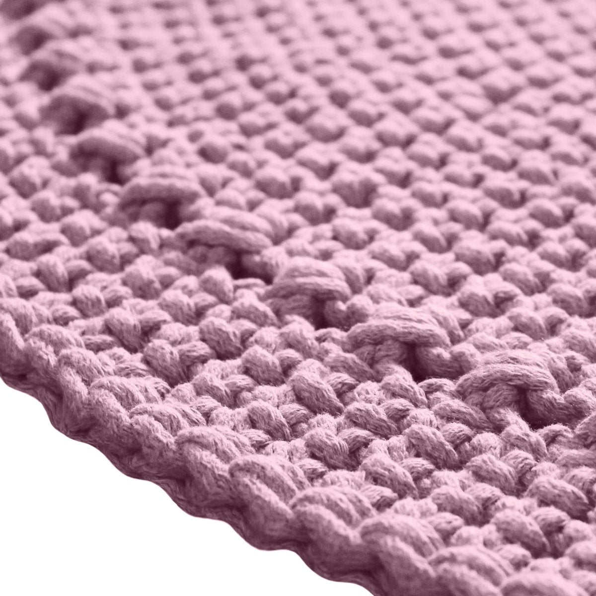 Crochet rug NEBO | DUSTY ROSE - Zuri House