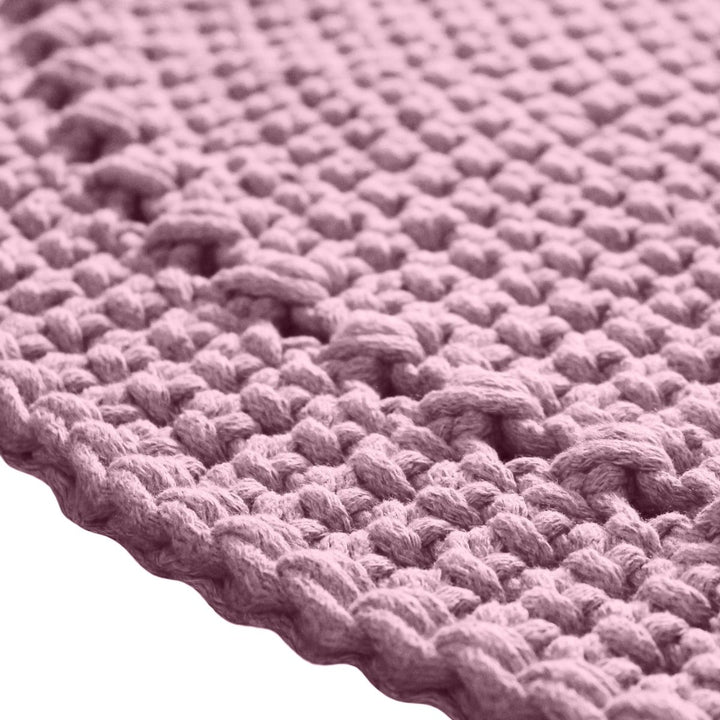 Crochet rug NEBO | DUSTY ROSE - Zuri House