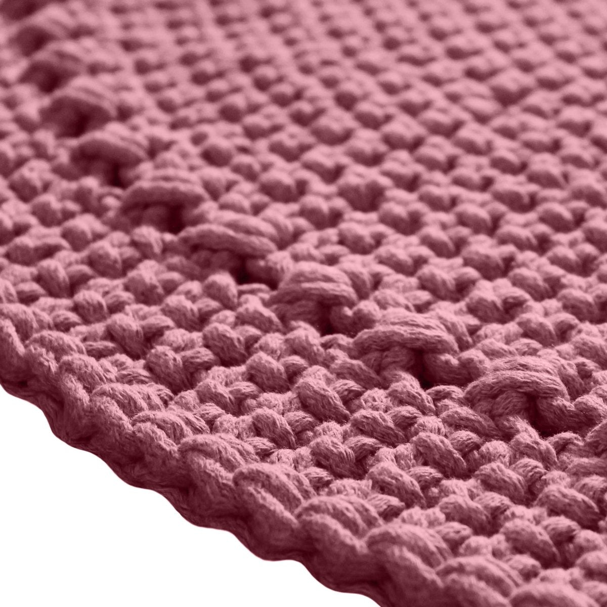 Crochet rug NEBO | OLD ROSE - Zuri House