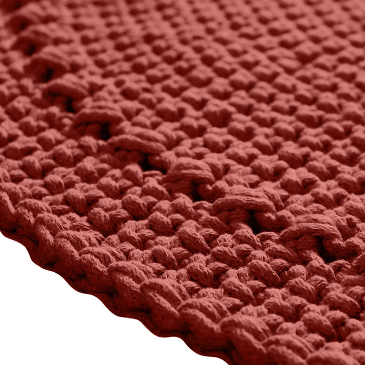 Crochet rug NEBO | TERRACOTTA - Zuri House