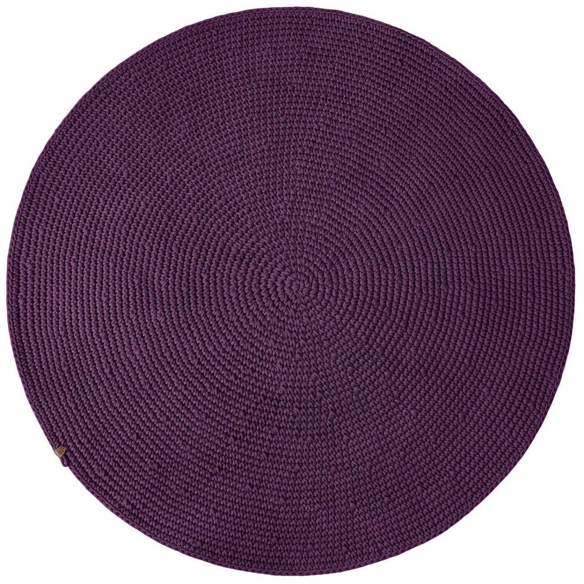 Crochet rug SAGA | AUBERGINE - Zuri House