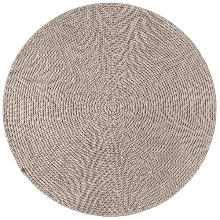 Crochet rug SAGA | BEIGE - Zuri House