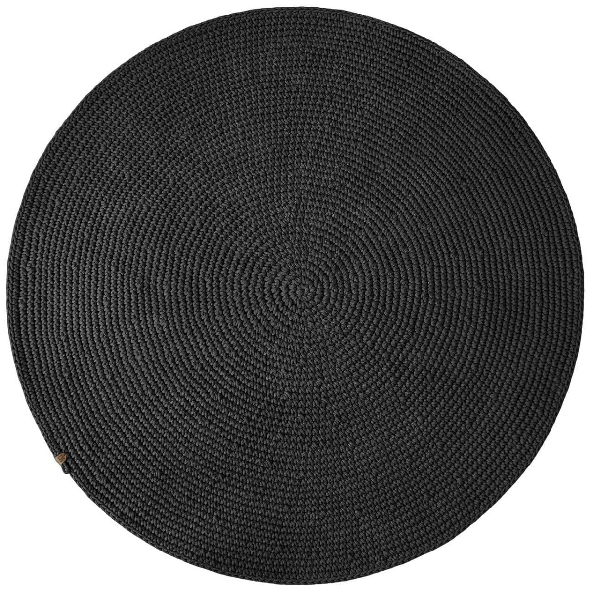 Crochet rug SAGA | CHARCOAL - Zuri House
