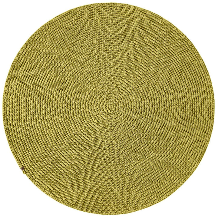 Crochet rug SAGA | GOLDEN KIWI - Zuri House