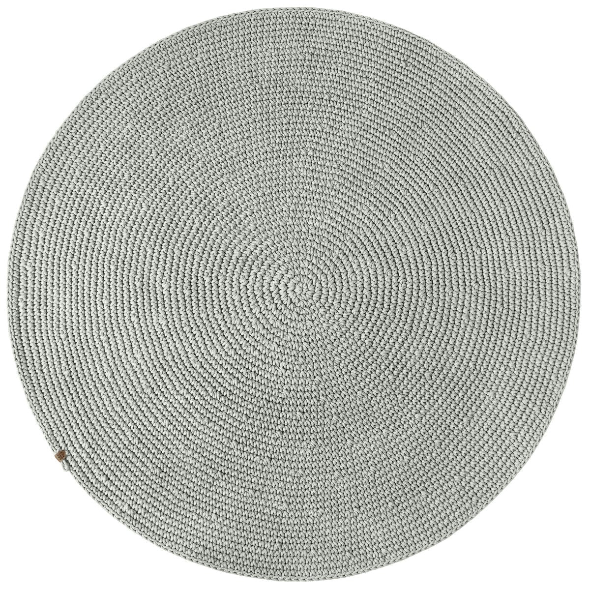Crochet rug SAGA | LIGHT OLIVE - Zuri House