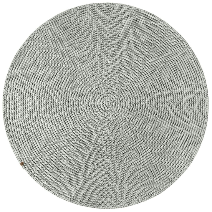 Crochet rug SAGA | LIGHT OLIVE - Zuri House