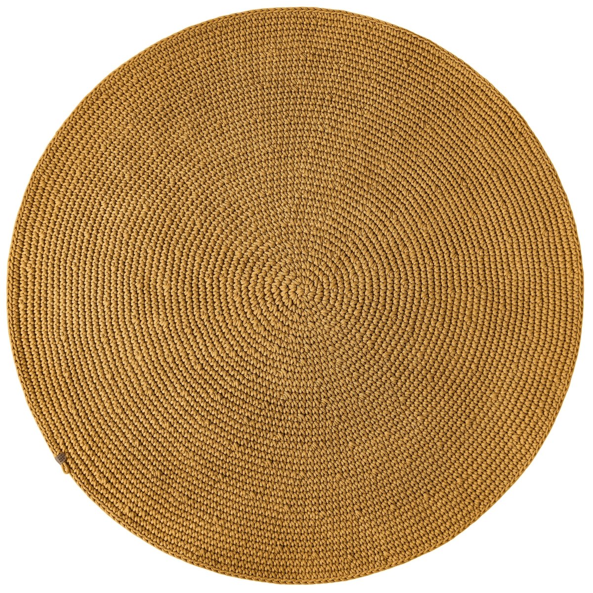 Crochet rug SAGA | MUSTARD - Zuri House