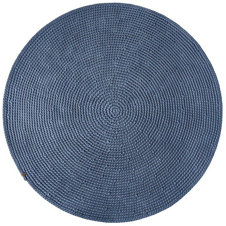 Crochet rug SAGA | NAVY BLUE - Zuri House