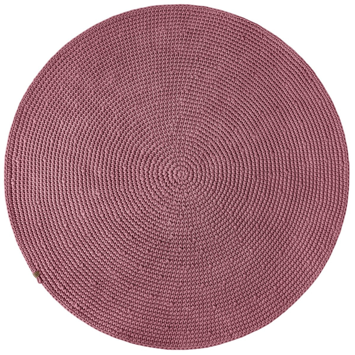 Crochet rug SAGA | OLD ROSE - Zuri House