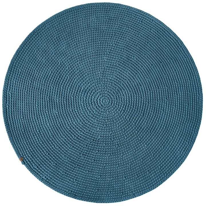 Crochet rug SAGA | PETROL - Zuri House