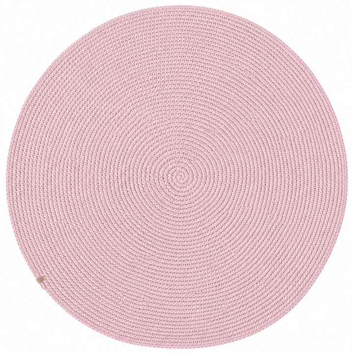 Crochet rug SAGA | POWDER PINK - Zuri House